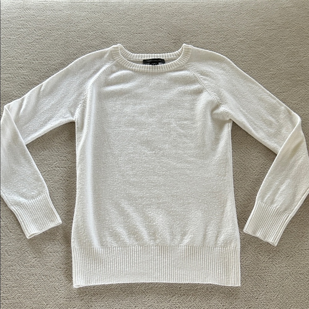French Connection Cream Crew Neck Sweater